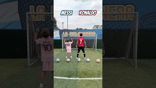 MESSI vs RONALDO 🤣⚽️🏆 CHALLENGE v7skills [upl. by Broderick]