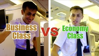 Business Class VS Economy Class [upl. by Anaiq357]