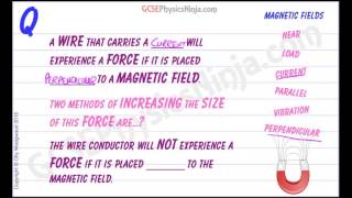 The Motor Effect  Physics of Electromagnetism [upl. by Bor181]