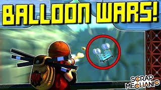 MID AIR BALLOON WARS 1080p OMG EDITION  Scrap Mechanic Multiplayer Monday Ep 104 [upl. by Rafiq729]