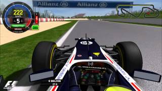 rFactor Formula 1 2012 GP Spain Onboard Barcelona Lap Driver virtual Eder Belone [upl. by Magdau]