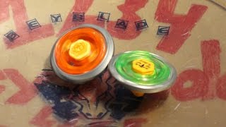 Burn Fireblaze 135MS vs Flame Libra T125ES  Metal Fight Beyblade Battle [upl. by Low]