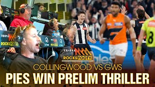 Our Call Of Collingwoods Prelim Thriller Over GWS  Triple M Footy [upl. by Riancho]