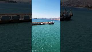 Piraeus Port in Greece  shorts greece cruise [upl. by Atorod524]