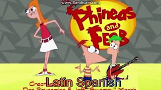 Phineas and Ferb Intro 44 Mom Languages [upl. by Tioneb]