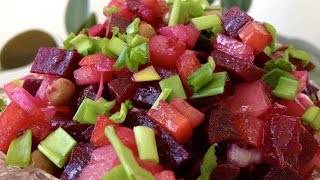 Как Приготовить Вкусный Винегрет  Vinaigrette Beetroot Salad [upl. by Aundrea]