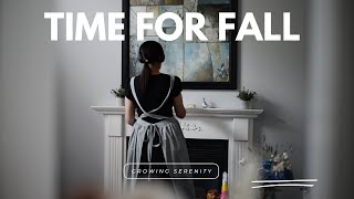 Spend The Day With Me  Decorating for Fall  How To Make Queen Elizabeth Cake slowliving [upl. by Clyve933]