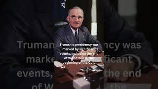 Trumans presidency history [upl. by Caundra]