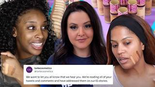 Behind the Controversy The Tarte Shape Tape Foundation Launch [upl. by Salene]