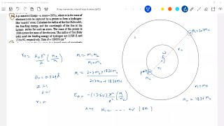 264 Reduced mass concept  Bohrs hypothetical atoms Numericals Atoms class 12 physics JEE Adv [upl. by Ennayelsel289]