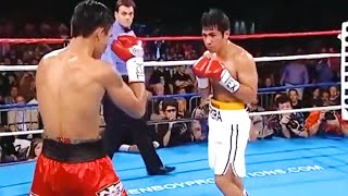 Manny Pacquiao Philippines vs Marco Antonio Barrera Mexico  KNOCKOUT Boxing Fight Highlights [upl. by Amehsyt]