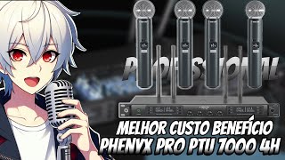 Unboxing  Interface de microfone sem fio Phenyx Pro PTU70004H [upl. by Ellesor]