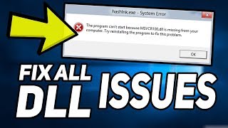 2024 Guide on How to fix all DLL Errors in Windows 1011 [upl. by Nairim233]