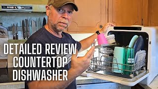 Countertop Dishwasher  DETAILED REVIEW HAVA Portable Dishwasher [upl. by Annai]