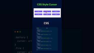 Cursor styles using CSS css html [upl. by Kemp]