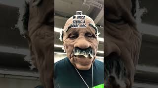 Unc in Petco seeing a rare Dog entertainment lmao lollaugh funnyvideo doglover dogtraining [upl. by Robbert]