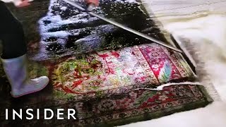 How The Dirtiest Rugs Get Professionally Cleaned [upl. by Aja]