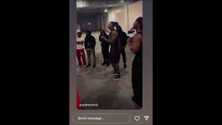 Tennessee artist Moneybagg Yo and North Carolina artist Toosii on IG “Basketball competition” [upl. by Eidnas]