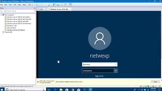 Installing Windows Server 2016 on VMWare Workstation 14 Pro [upl. by Neyr]