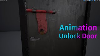 Door Lock Animation in Sequence Unreal Engine 5 [upl. by Mccutcheon]