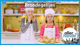 Broodegeltjes met sesam of kaas  Allerhande Kids [upl. by Einehpets]