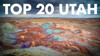 TOP 20 PLACES IN UTAH YOU NEED TO VISIT [upl. by Ethelyn]