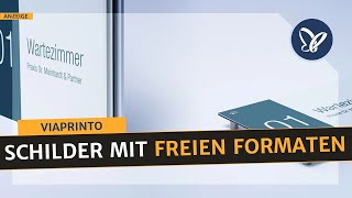 Druck Anleitung Freie Formate bei Schildern Hinweise für PDF und InDesignExport [upl. by Ehsom]