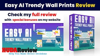 Easy AI Trendy Wall Prints review  Demo  Bundle  Huge Bonus  Discount Coupon [upl. by Arait45]