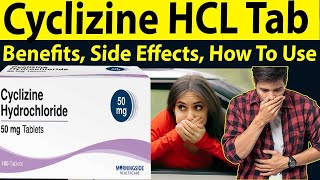 cyclizine tablet Uses in hindi  Review cyclizine hydrochloride 50mg dose  Side Effects Pregnancy [upl. by Thgiwed]