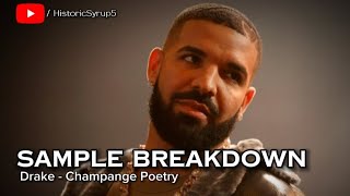 Sample Breakdown Drake  Champagne Poetry [upl. by Sinegra]