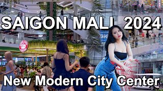 Ho Chi Minh City 🇻🇳 Amazing Saigon Mall Vietnam City Center Walking Tour [upl. by Nairdad]