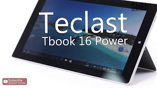 Teclast Tbook 16 Power Tablet PC  Gearbestcom [upl. by Nerhtak]