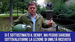 DERBY DA RICORDARE COME LEZIONE LE PAGINE NON SI VOLTANO SI RISCRIVONO IN LIVE QUI OGGI ALLE 18 [upl. by Sej]