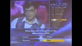 Who wants to be a millionaire UK pilot clip  The Restoration Clinic [upl. by Bobbie]