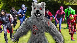 Werewolf VS Superheroes  The Ultimate Squid Game [upl. by Norym]