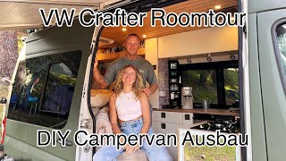 VW Crafter Camper Ausbau I Vantour DIY Campervan Umbau [upl. by Grindlay]