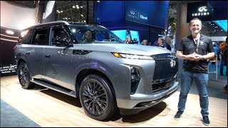 Is the 2025 Infiniti QX80 a BETTER full size luxury SUV than a Cadillac Escalade [upl. by Os]