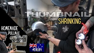 Part 2Making Thumbnail Shrinking Dies  AMAZING Scrap Metal Power Hammer Metal Shaping Pullmax [upl. by Nair]