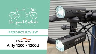 Magicshine Allty 1200U  1200 Bike Headlight Review  feat LightSync Control  USBC  Garmin Mount [upl. by Ly]