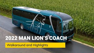 The New 2022 MAN Lion’s Coach  Walkaround and Highlights [upl. by Enimsaj]