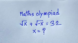 Maths Olympiad  A tricky Maths olympiad question for competitive Exams  Square Roots [upl. by Ennagrom442]