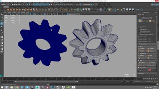 Ретопология в Maya 2016 Retopology [upl. by Nirad296]