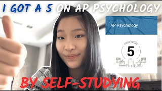 how to self study and get a 5 on AP Psychology [upl. by Yasibit]