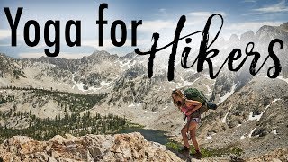 Yoga For Hikers  Post Hike Stretches for Tired Legs [upl. by Ainerol]