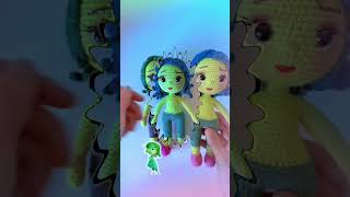 Desagrado Amigurumi Tutorial👚Intensamente Personajes Crochet👗😍 [upl. by Nuahsyt425]