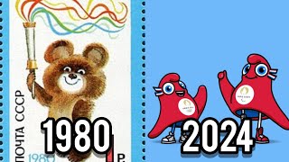 A GRANDE EVOLUÇÃO DOS MASCOTES DAS OLIMPIADAS 19802024 [upl. by Baird]