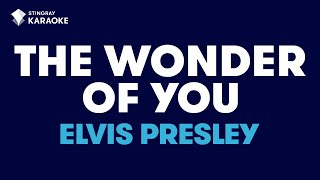 Elvis Presley  The Wonder Of You Karaoke with Lyrics [upl. by Angeline]