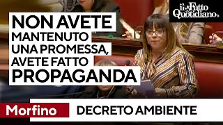 Decreto ambiente M5S quotEnnesima fiducia non avete mantenuto una sola promessa Solo propagandaquot [upl. by Middle]