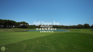 One Of The Biggest Golf Courses In The World In Antalya  Golf Cart POV  Binaural Recording  ASMR [upl. by Solita246]