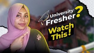 ইউনিভার্সিটি Fresherদের জন্য Career Advice । University freshers must watch this [upl. by Olaznog]